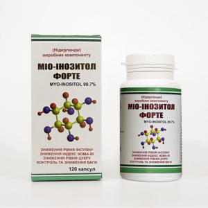 МІО-ІНОЗИТОЛ-ФОРТЕ 500 мг. капсули № 120